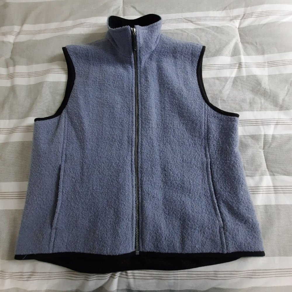Womens Woolrich Technowool Vest Blue Haze 17077 Size Large